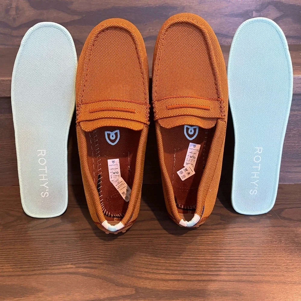 Rothy's The Driver in Mustard Size 10